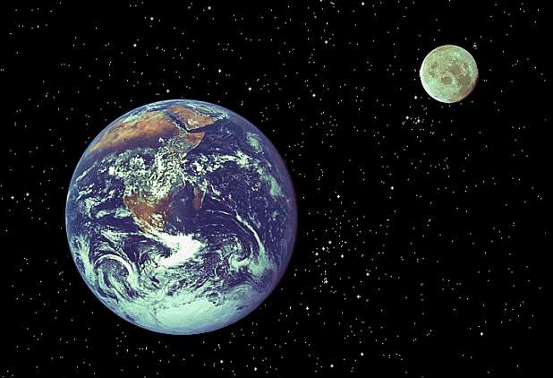 moon earth